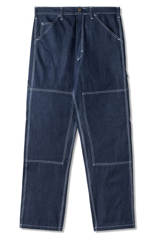 Shop Stan Ray Baggy Straight Leg Painter Pants In Denim