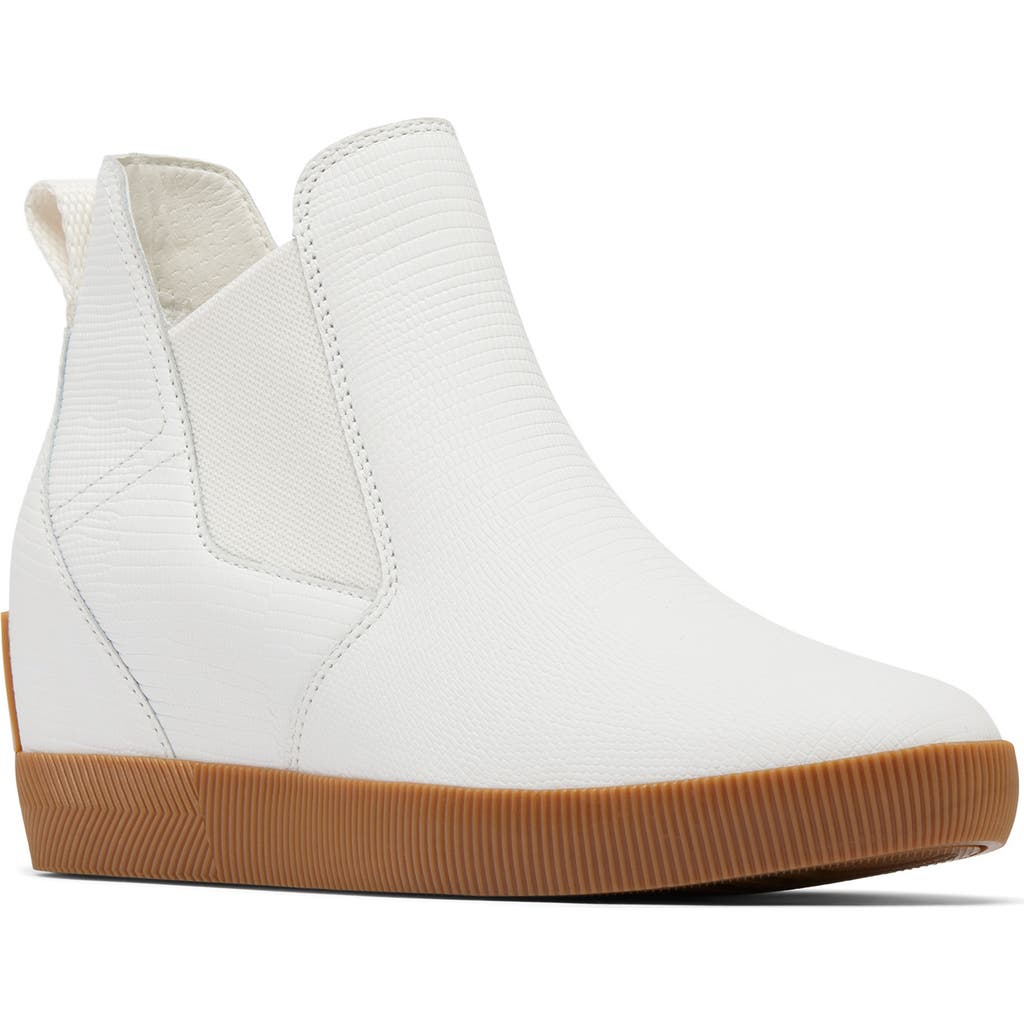 Sorel Out N About Slip-on Wedge Shoe Ii In Sea Salt/gum 2