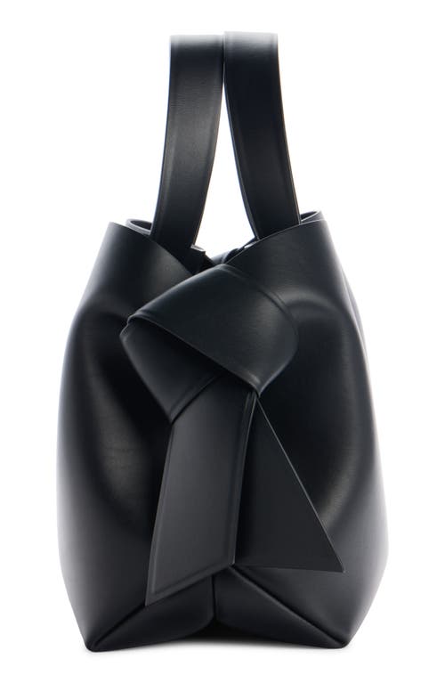 Acne Studios Musubi Leather Tote In Black