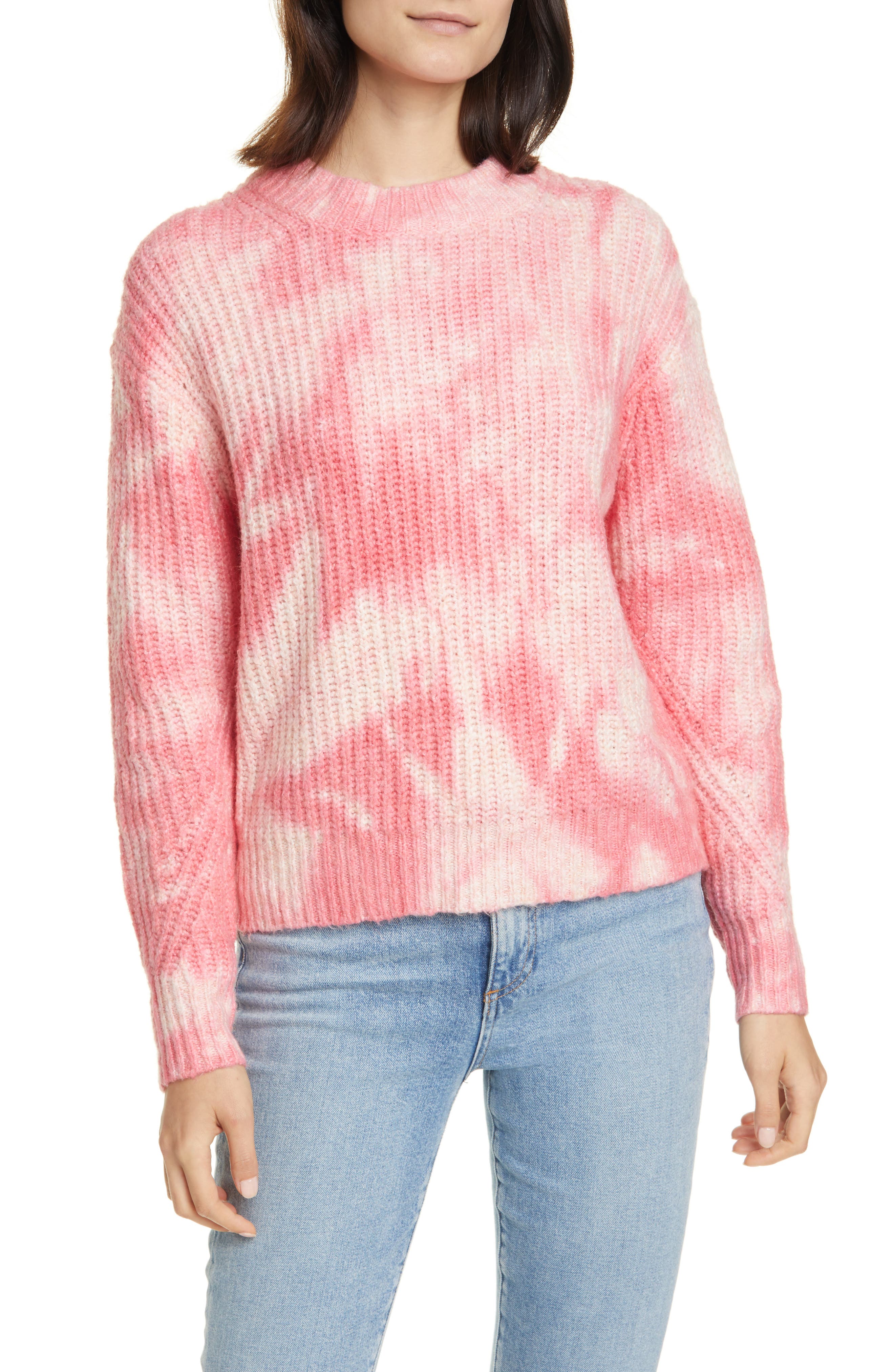 tie dye cotton sweater