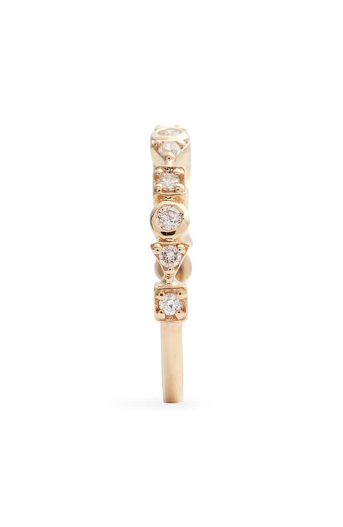 Shop Anzie Cleo Diamond Eternity Band Ring In Gold/diamond