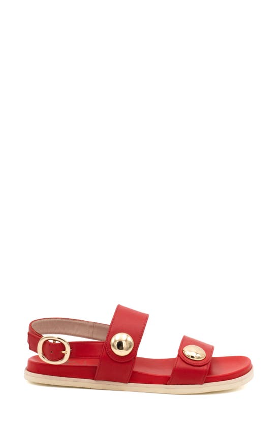 Amalfi By Rangoni Bargino Slingback Sandal In Rio Lobo Savana Gold Hardware