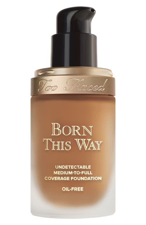 Too Faced Born This Way Natural Finish Longwear Liquid Foundation Caramel 1 oz/ 30 ml In Caramel
