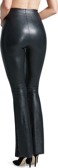 Commando faux leather flared leggings in black Commando Размер: M