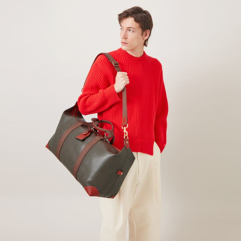 Mulberry Medium Clipper Holdall Bag In Mole-cognac