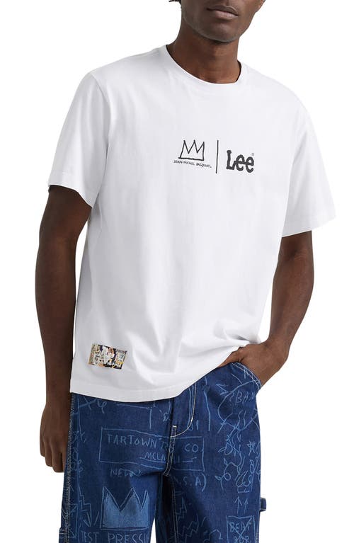 x Basquiat Cotton Graphic T-Shirt in White
