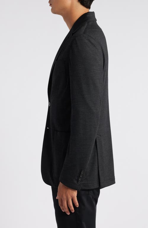 Shop Canali Impeccabile Solid Knit Sport Coat In Charcoal