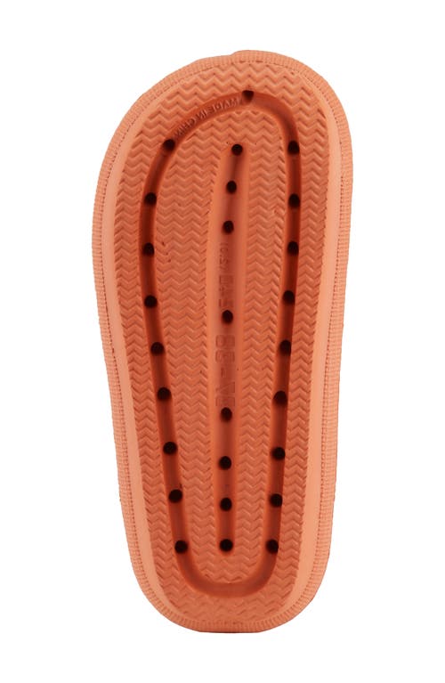 Flexus By Spring Step Bubbles Waterproof Slide Sandal In Orange