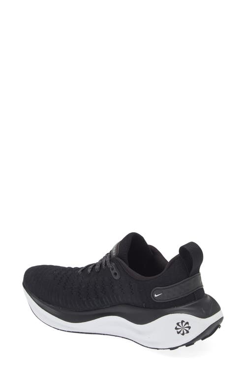 Nike Infinityrn 4 Running Shoe In Black/white-dk Grey