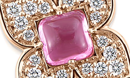 Roberto Coin Venetian Princess Carnevale Diamond & Mixed Jewels Bracelet In Rose Gold
