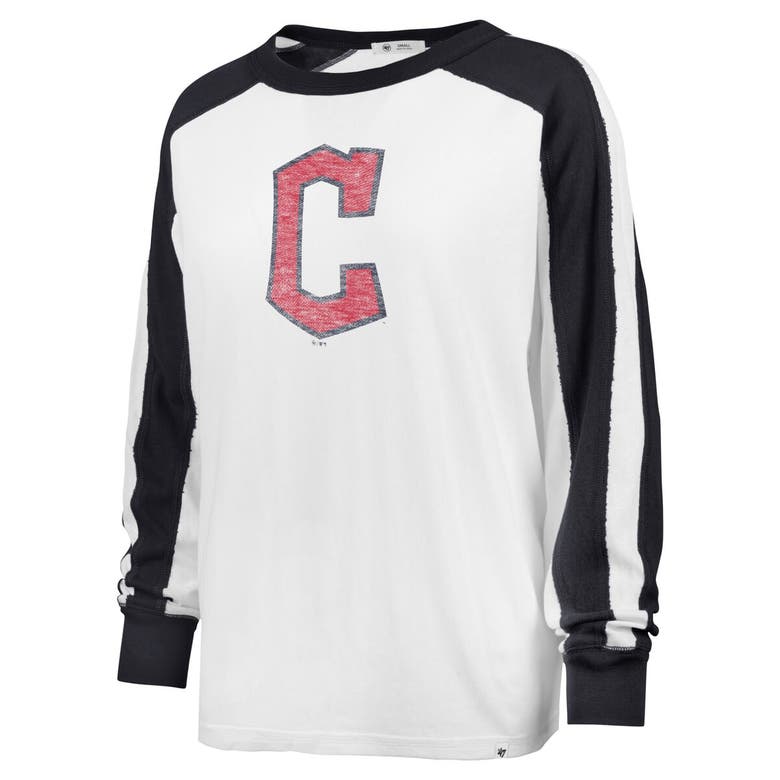 Shop 47 ' White Cleveland Guardians Premier Caribou Long Sleeve T-shirt