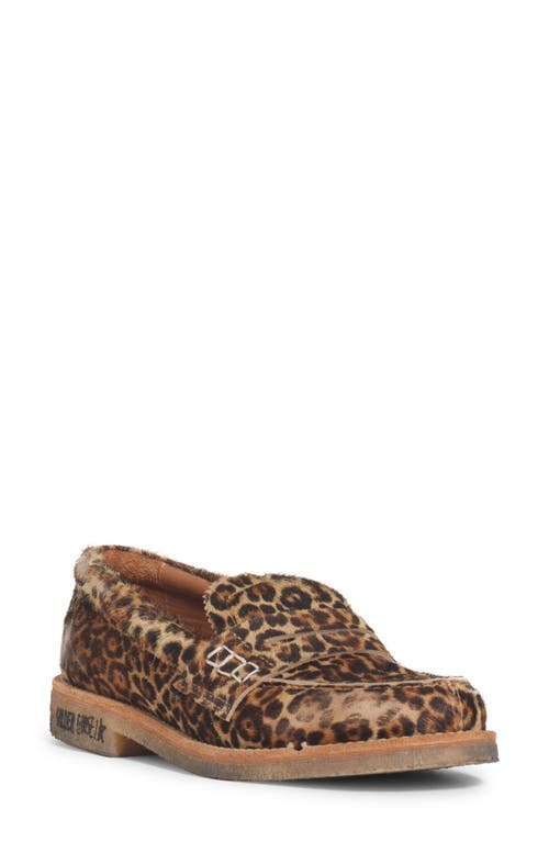 Golden Goose Jerry Genuine Calf Hair Loafer Beige Brown Leo at Nordstrom,