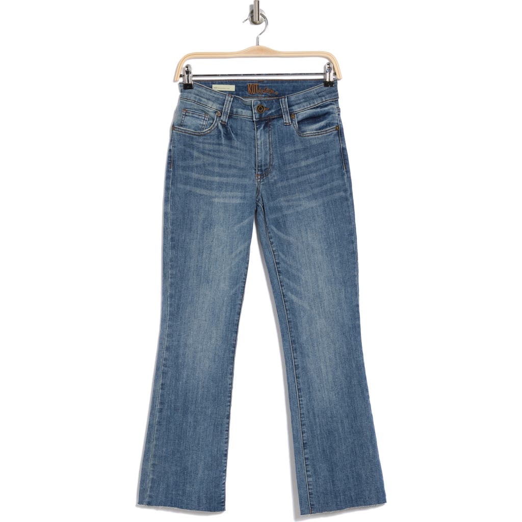 Kut From The Kloth Nikki Kick Flare Jeans In Poplar Clean