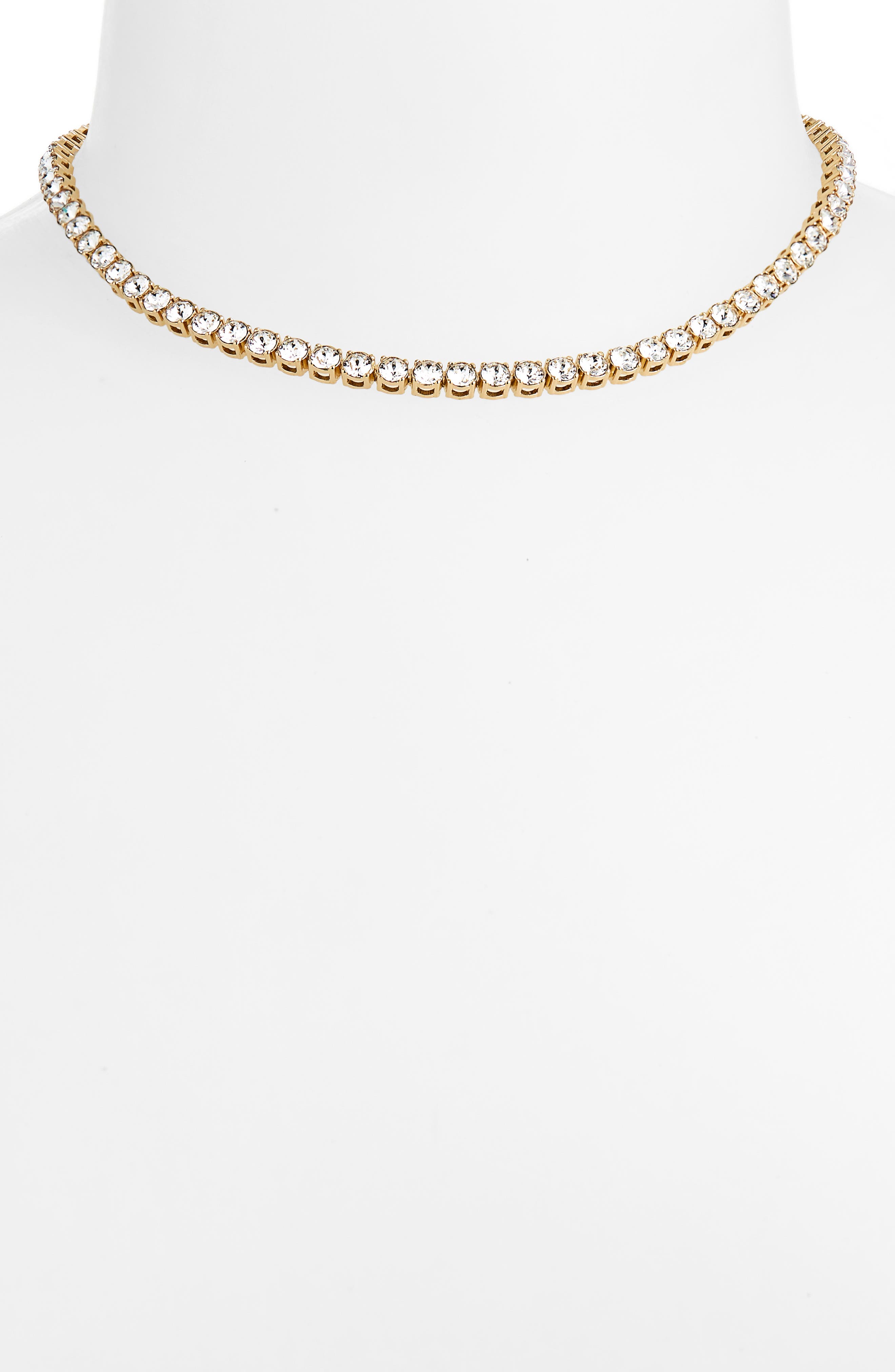 Amina Muaddi Tennis Necklace | Nordstrom