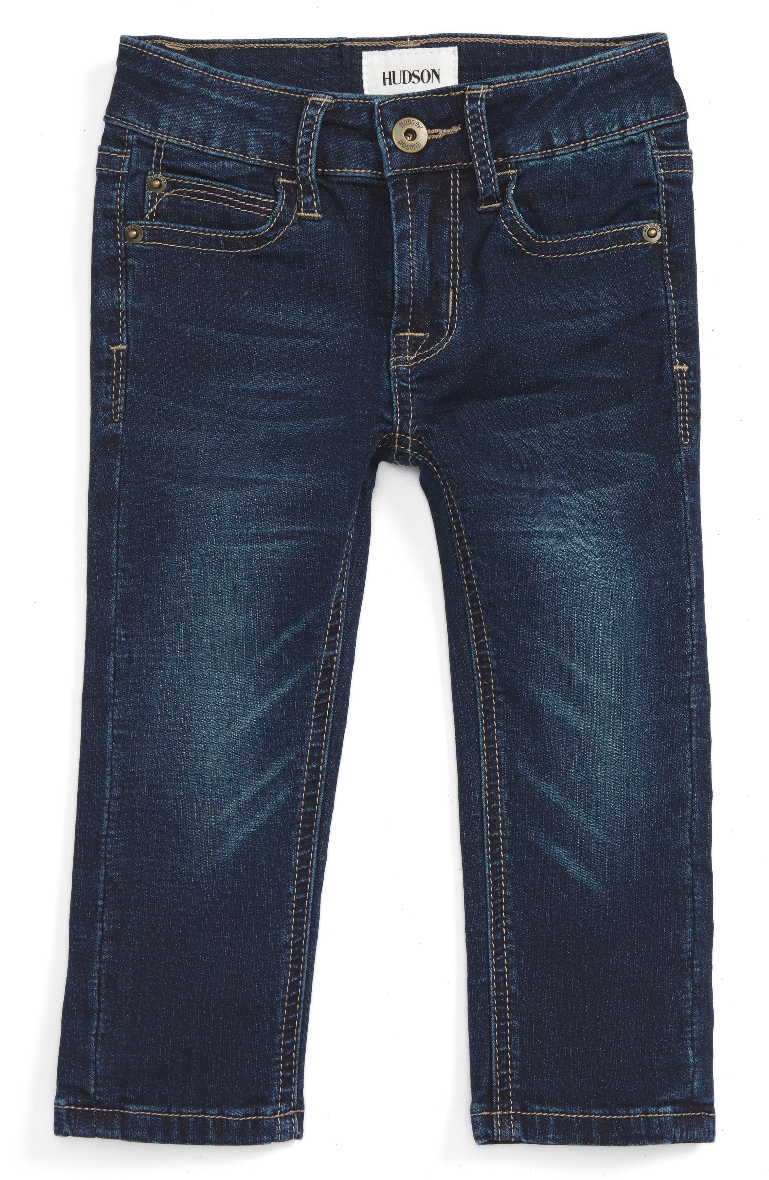 french terry denim jeans
