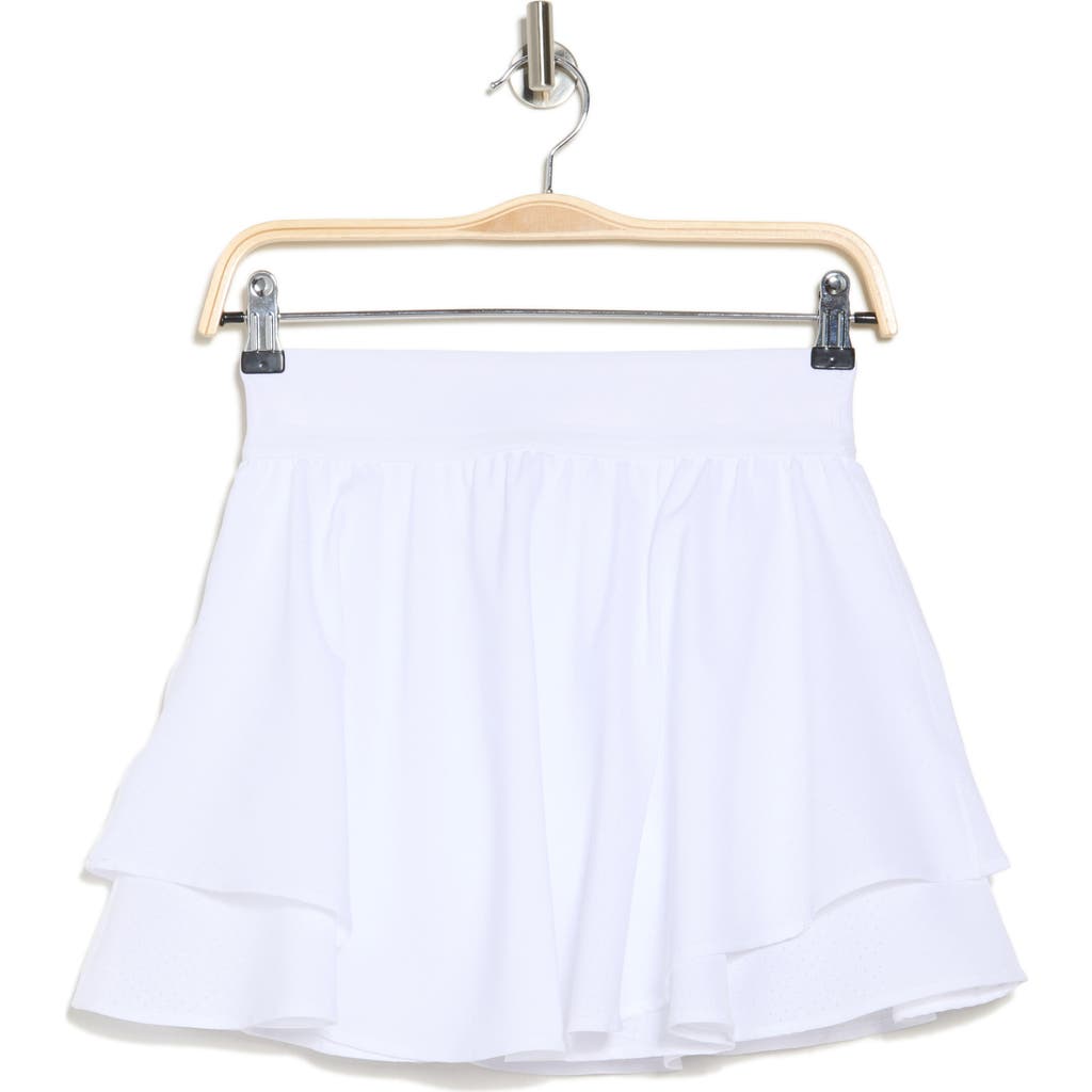 90 Degree By Reflex Lightstreme Perforated Hypersoft Skort In White