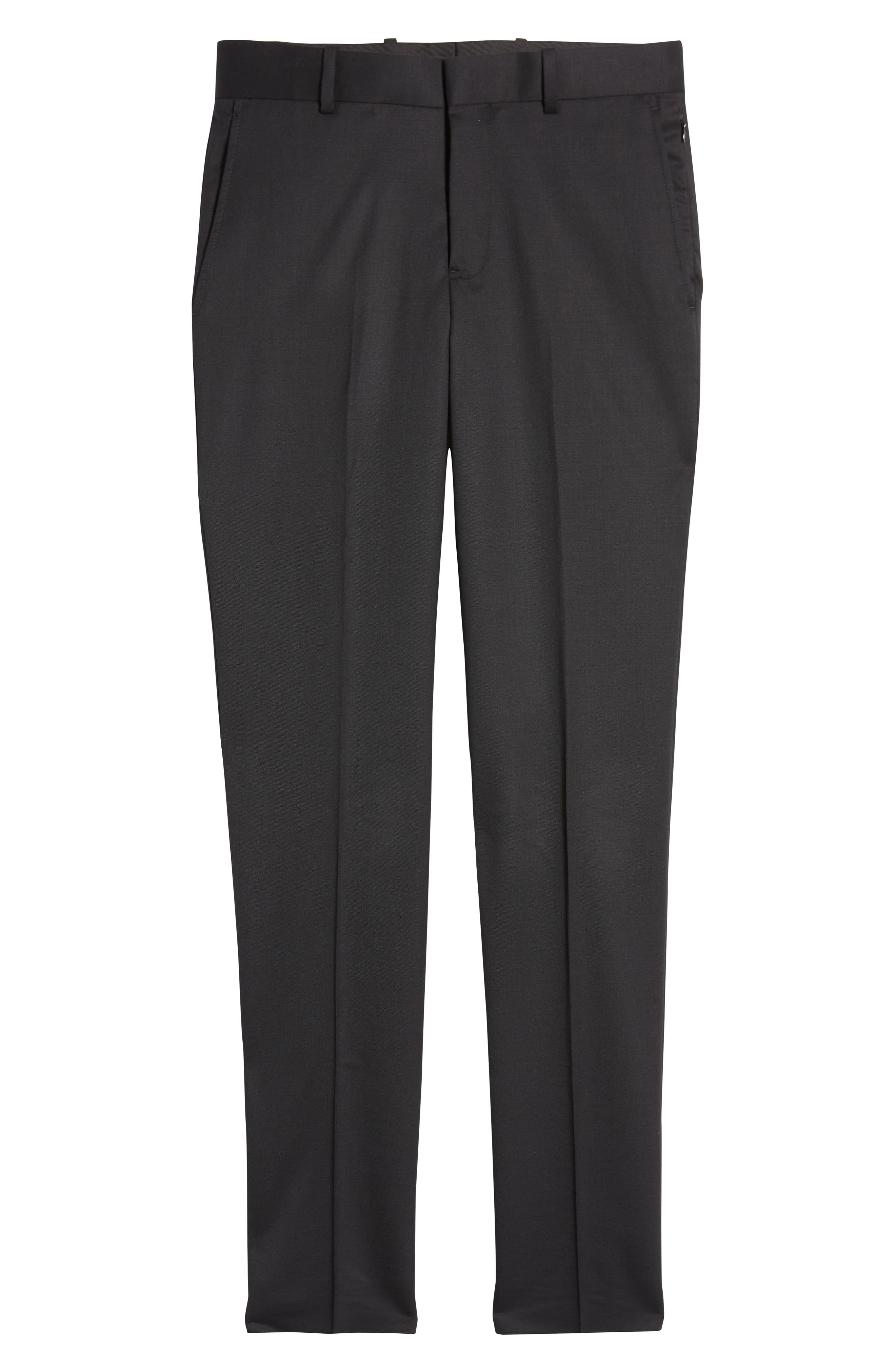 Slacks and Chinos Casual trousers and trousers Ermenegildo Zegna Wool Pants in Grey for Men Grey Mens Clothing Trousers 