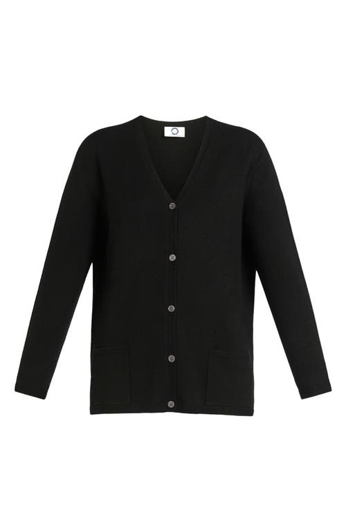 Shop Marina Rinaldi Colonia Cashmere Cardigan In Black