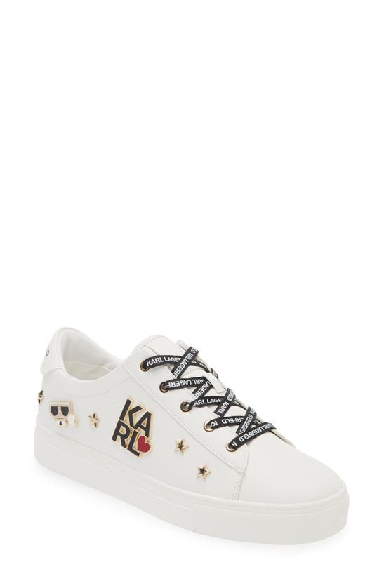 Shop Karl Lagerfeld Paris Cammy Sneaker In Bright White