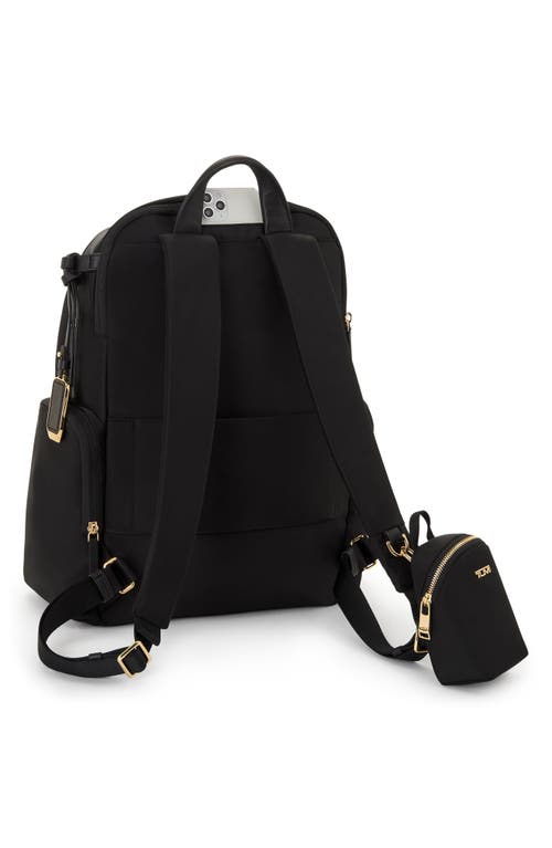 Shop Tumi Celina Backpack In Black/gold