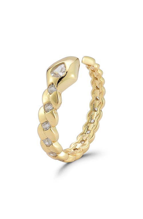Chloe & Madison Chloe And Madison Snake Ring In Gold