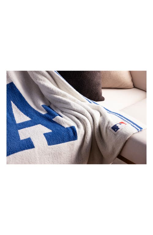 Barefoot Dreams Cozychic® Los Angeles Dodgers Throw Blanket In Dodgers Multi