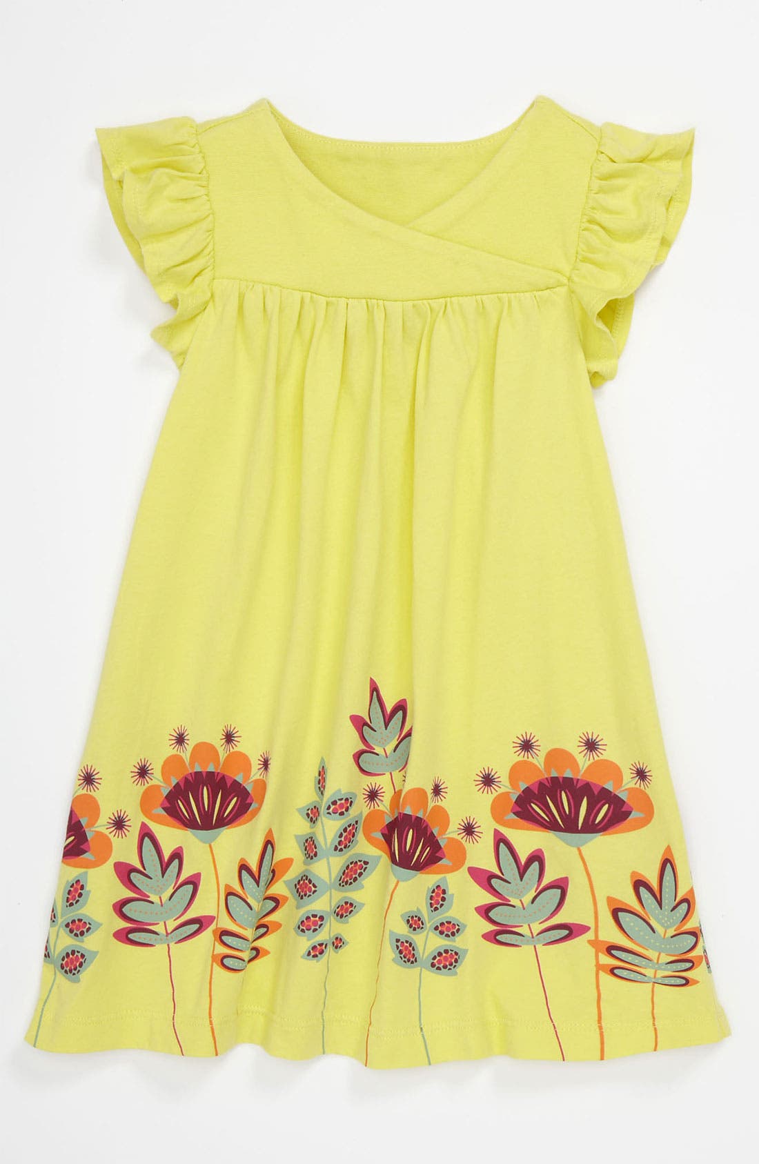 Tea Collection Wrap Neck Dress (Toddler) Nordstrom