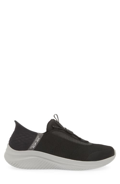 Skechers Ultra Flex 3.0 Slip-on Sneaker In Black/grey