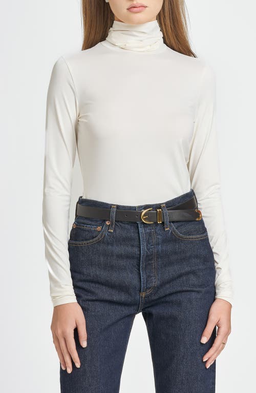 WAYF x CHÉRIE MADELEINE Francoise Turtleneck Top in Cream 