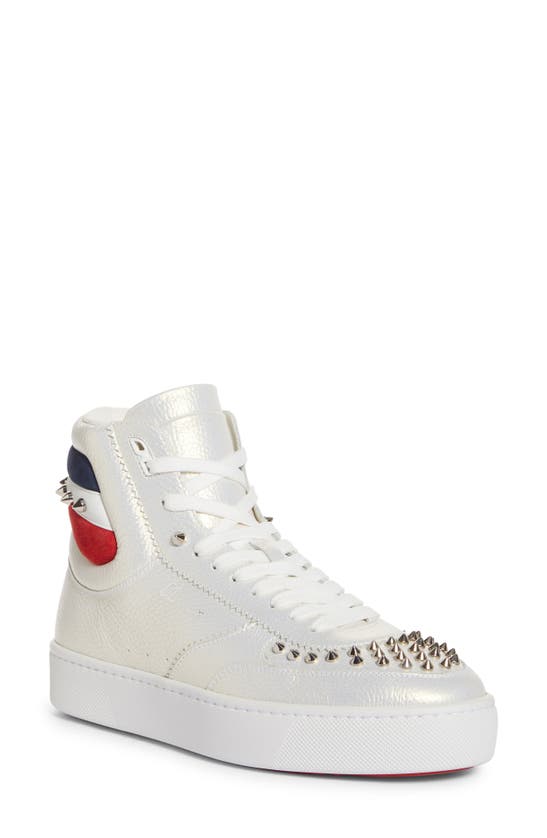 Top Rui Spikes High Top Sneaker In Champagne
