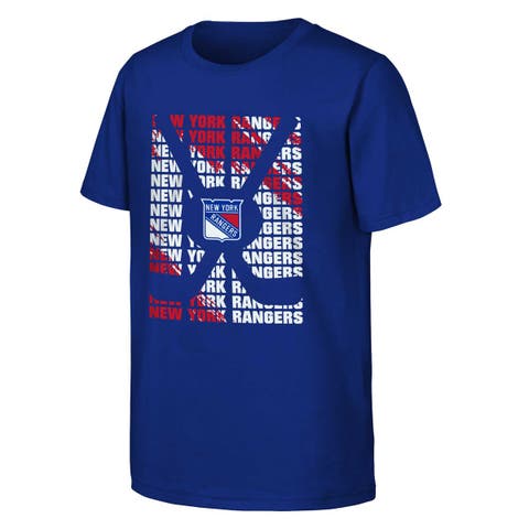 Youth Blue New York Rangers Box T-Shirt