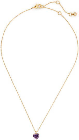 kate spade new york My Love Pearl Heart Short Pendant Necklace