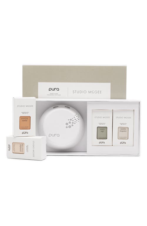 PURA x Studio McGee Bestsellers Smart Diffuser & Fragrance Set in Green Tones