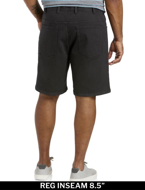 Shop Harbor Bay By Dxl Continuous Comfort Loose-fit Shorts In Black