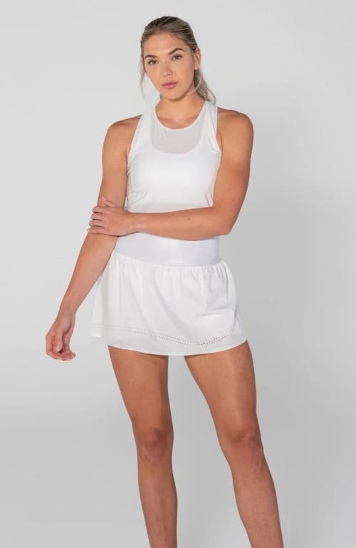 Avi Bounce-it Pickleball Tank In Club White