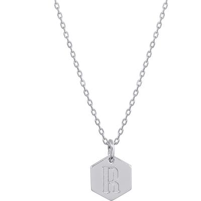 Stella + Ruby Monogram Initial Pendant Necklace