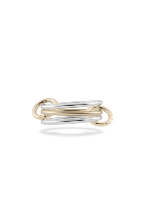 Spinelli Kilcollin Solarium 3-Link Stack Ring in Silver Gold at Nordstrom, Size 11