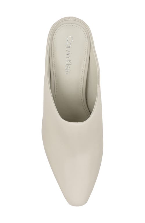 Shop Calvin Klein Rizzy Mule In Ivory