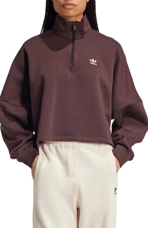 Adidas crop sweatshirt nordstrom best sale