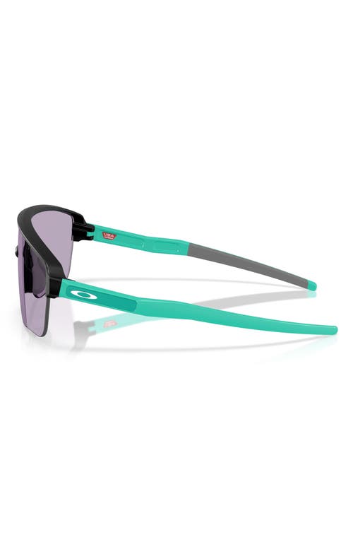 Oakley Corridor 42mm Semirimless Prizm™ Shield Sunglasses In Black Blue