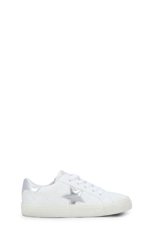 Shop Vintage Havana Kids' Vail Sneaker In White Quilted