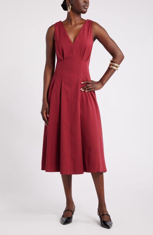 Shop Nordstrom X Harlem's Fashion Row X Harlem's Fashion Row House Of Aama Elsi Reversible Godet Dress In Red Tibetan