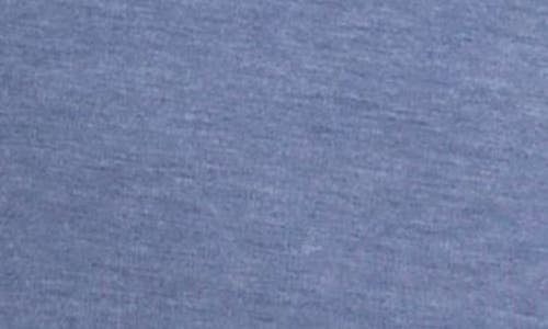 Tailorbyrd Kids' Sueded Fleece Quarter Zip Pullover In Denim Blue Heather