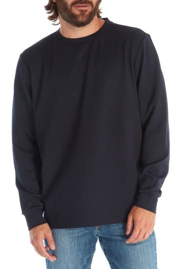Px Oliver Long Sleeve Thermal T-shirt In Navy