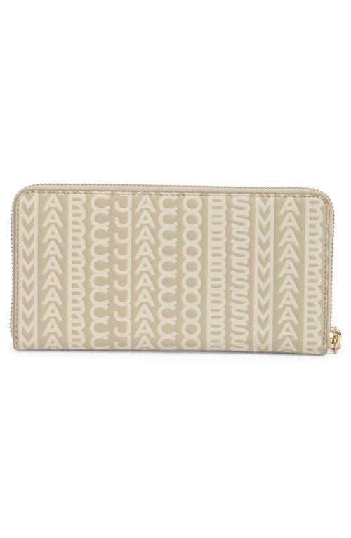 Marc Jacobs The Leather Continental Wallet In Khaki