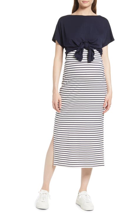 This Topshop maternity dress is now reduced to €20 and perfect for