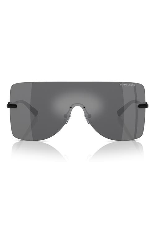 London 0mm Shield Sunglasses in Grey Mirror
