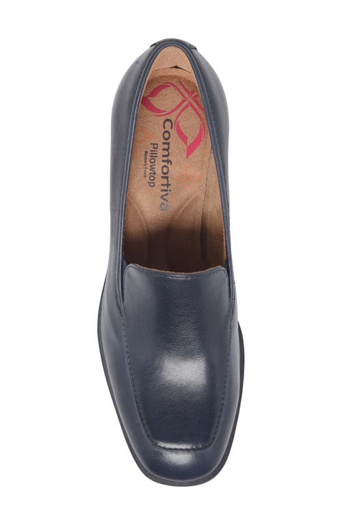 Shop Comfortiva Hailey Loafer Pump In Sky Navy