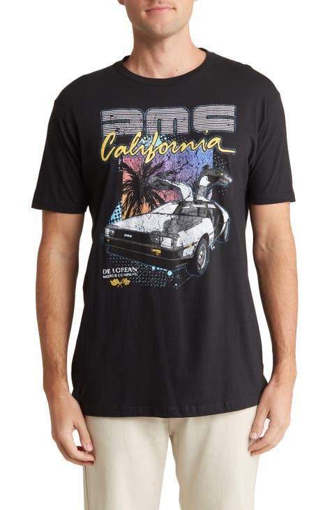 DeLorean California Cotton Graphic T-Shirt<br />
