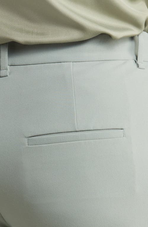 Vince High Waist Cigarette Pants In Light Slate